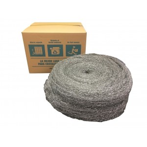 Curly steel wool box (2 rolls)