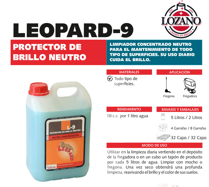 Friegasuelos Leopard-9